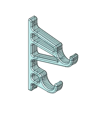 Wall Mount Bike Rack V2 — modelo 3D