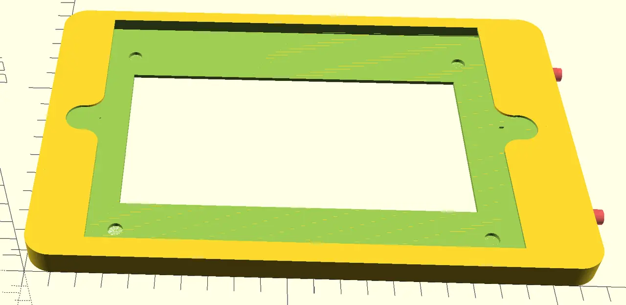 iPad Mini Wall Mount OpenScad — modelo 3D