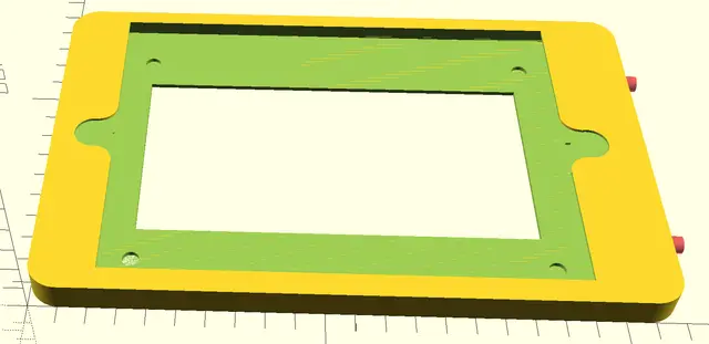 iPad Mini Wall Mount OpenScad — modelo 3D