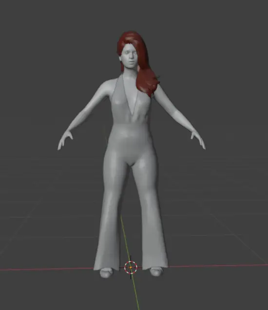 Girl model for 3d printer — modelo 3D