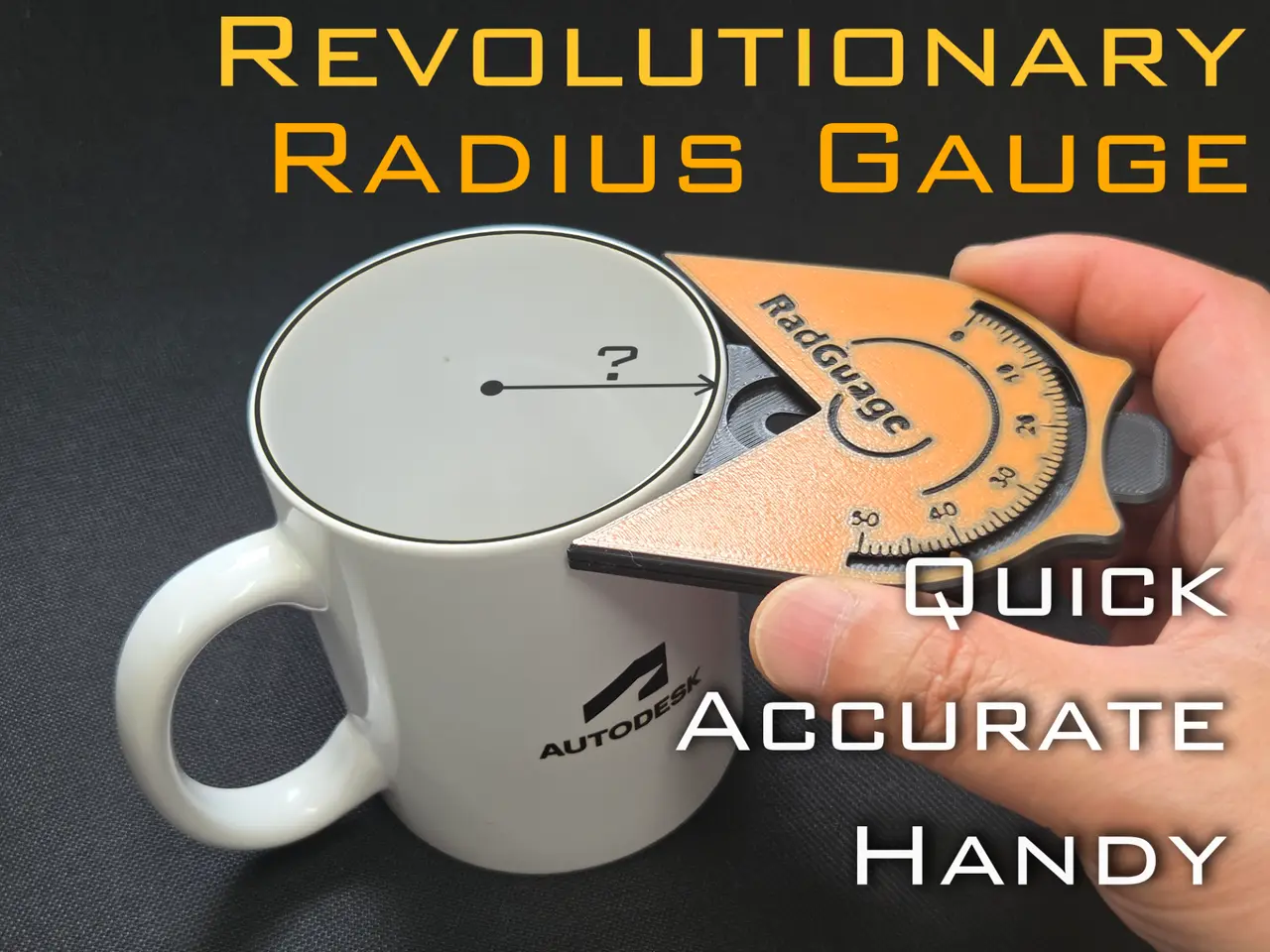 Radius Gauge (RadGauge) — modelo 3D