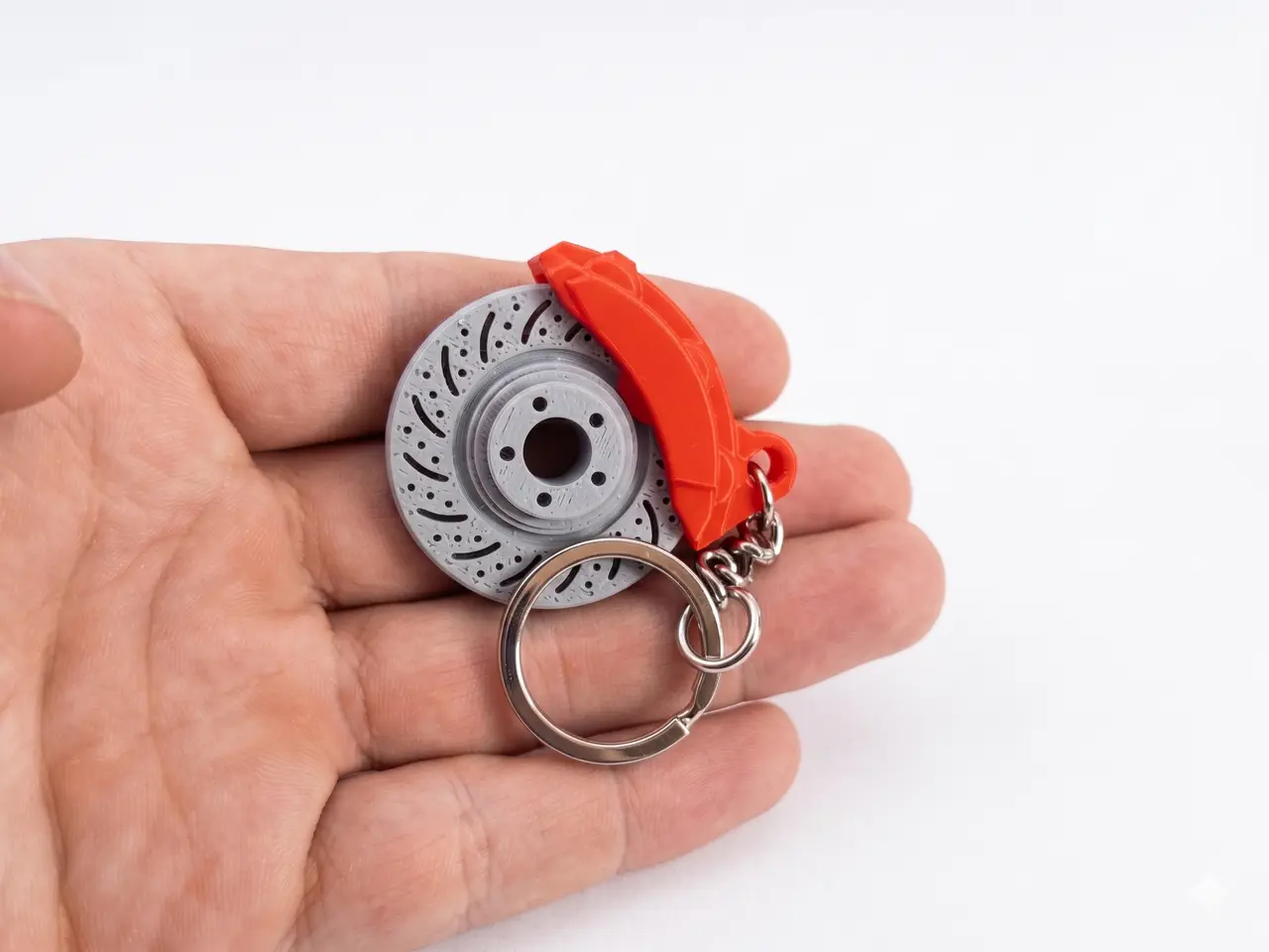 Rotating brake disc keychain V2 — modelo 3D