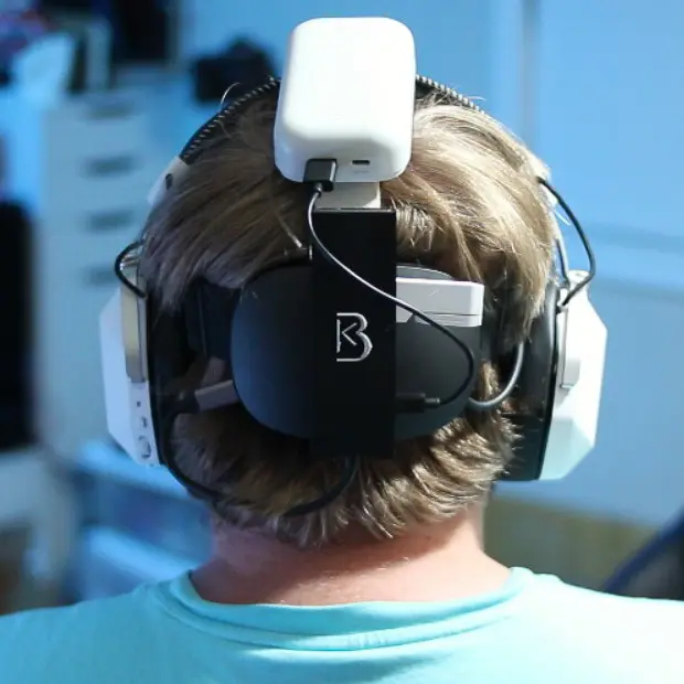 Steam Frame USB Hub Mount and top strap adapters — modelo 3D