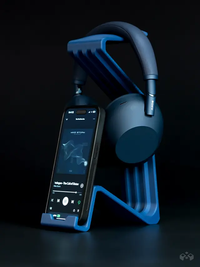 ONAMI Headphone & Phone Stand — modelo 3D
