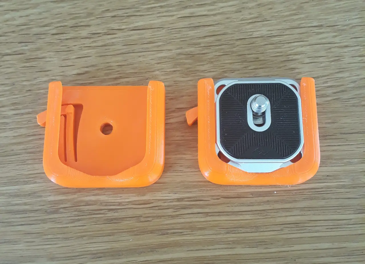 Tripod adapter for Peak Design plate v3 — modelo 3D