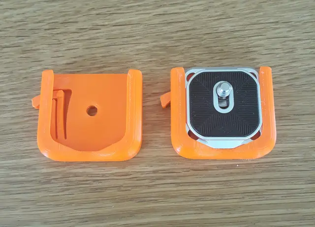 Tripod adapter for Peak Design plate v3 — modelo 3D