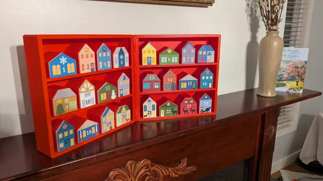 "Little Houses" Advent Calendar for Christmas — modelo 3D