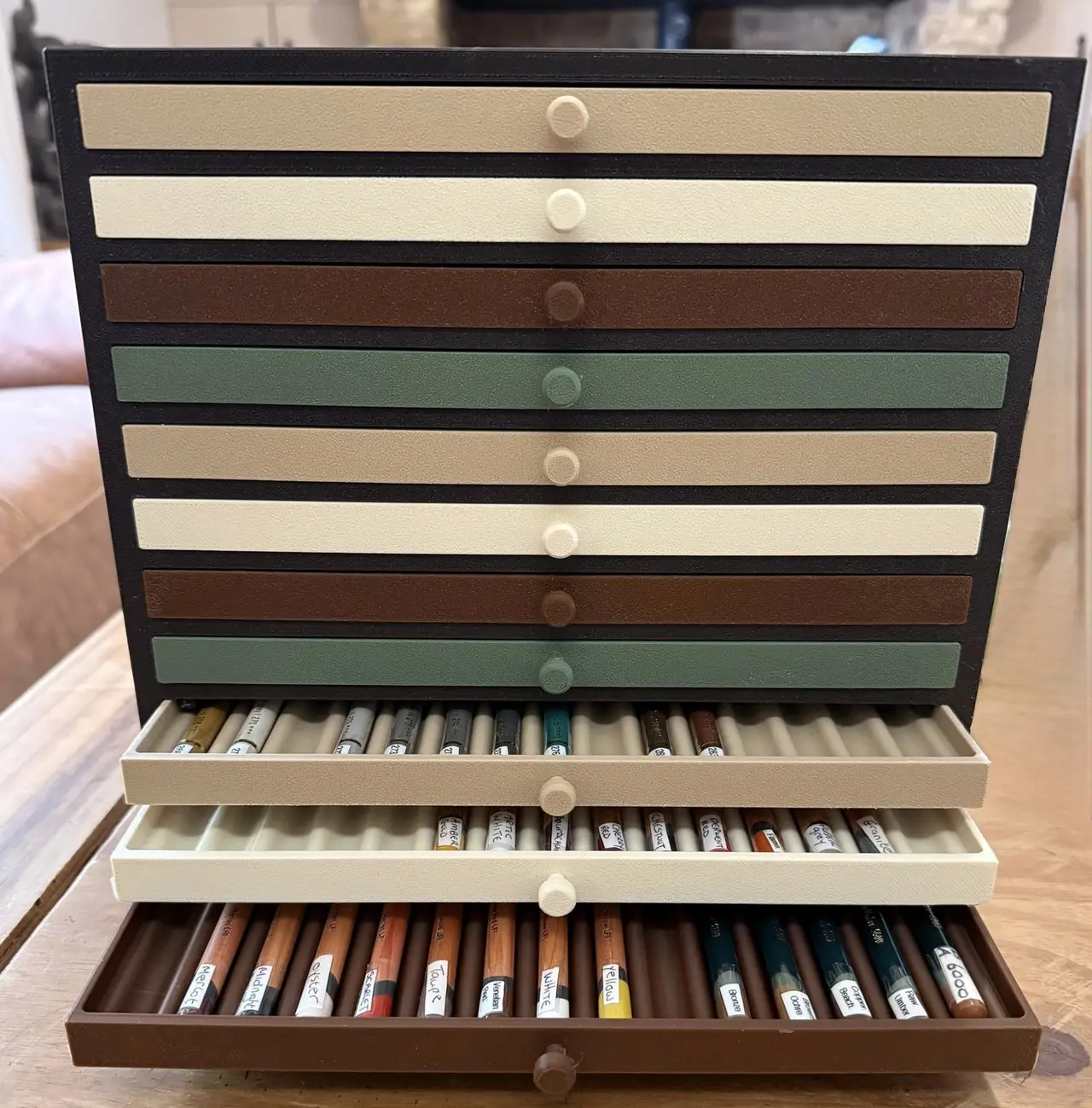 165 Drawing Pencil Cabinet Case — modelo 3D