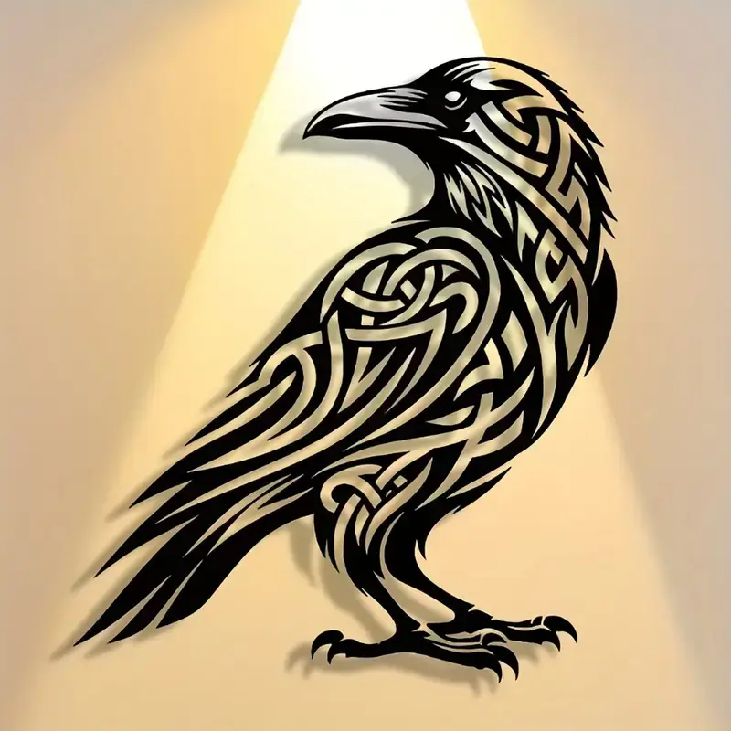 raven - wall art — modelo 3D