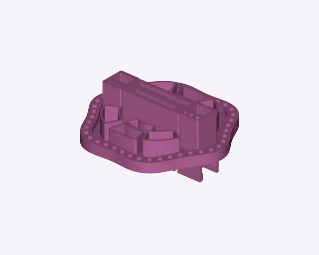 This is a Flower Tray for atop a Ender 3 Printer — modelo 3D
