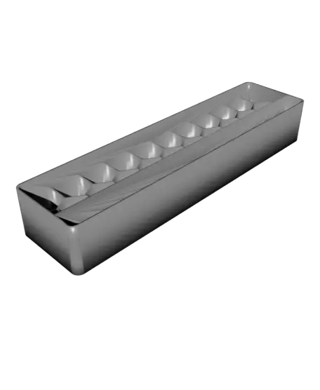 Battery Holder with optional Gridfinity base — modelo 3D