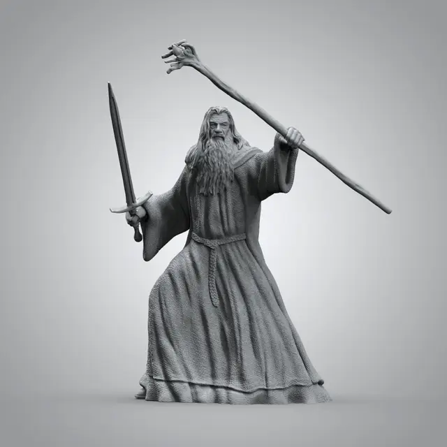 Gandalf Figure – Lord of the Rings — modelo 3D