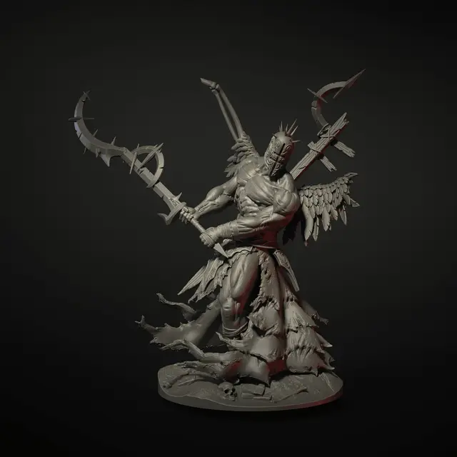 Soulrender (75mm Miniature) - Resin print — modelo 3D