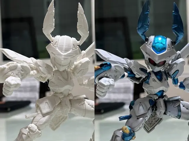 Rokusho figure from the Japanese anime "Medarot" — modelo 3D