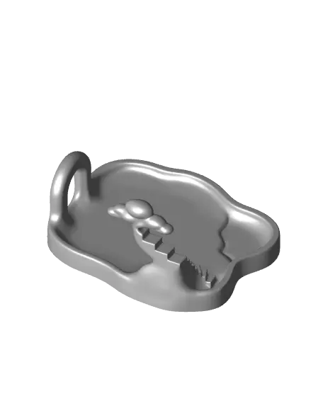 Dreamscape Tray – Surreal Functional Organizer — modelo 3D