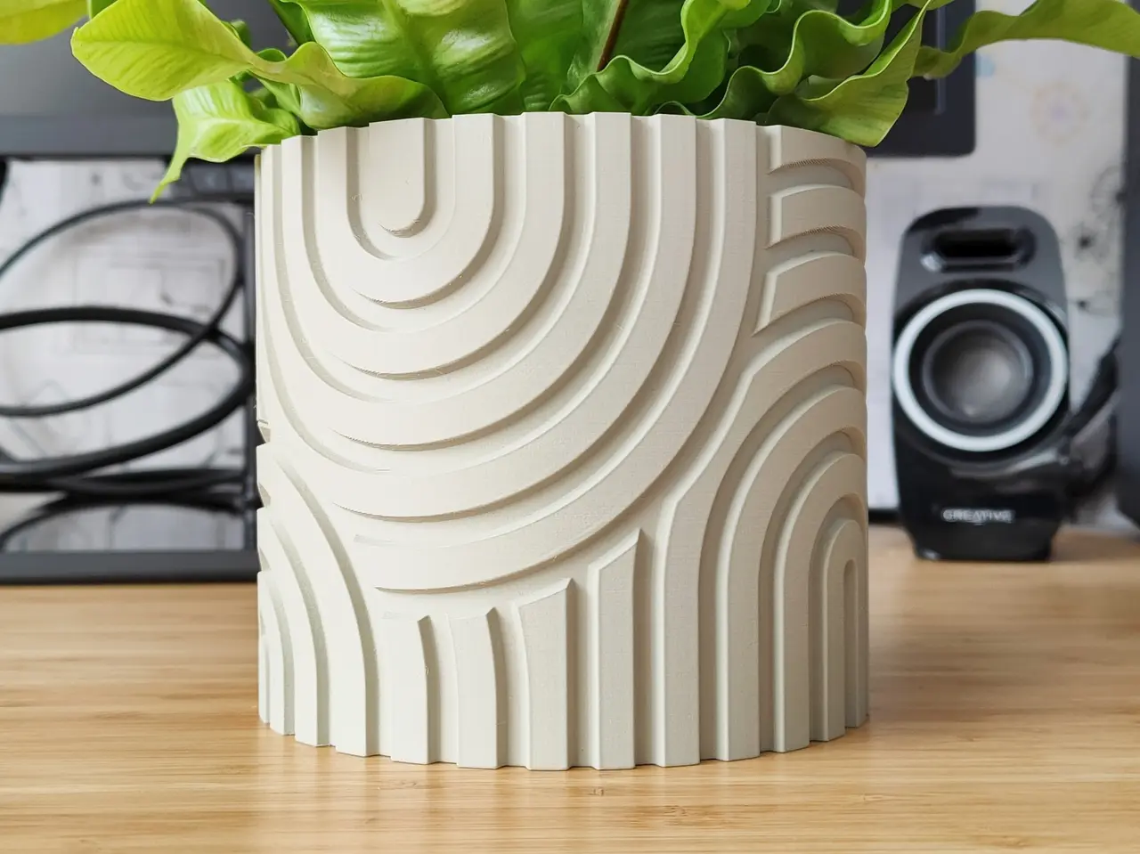 Sand Dune Plant pot and Planter - Vase mode design — modelo 3D