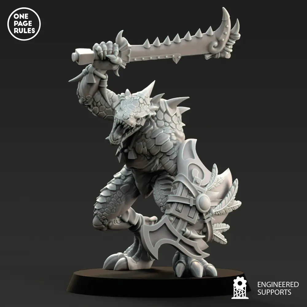 Saurians - Saurian Warrior - Free Preview — modelo 3D