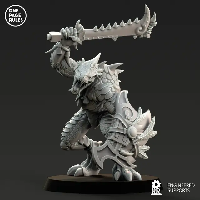 Saurians - Saurian Warrior - Free Preview — modelo 3D