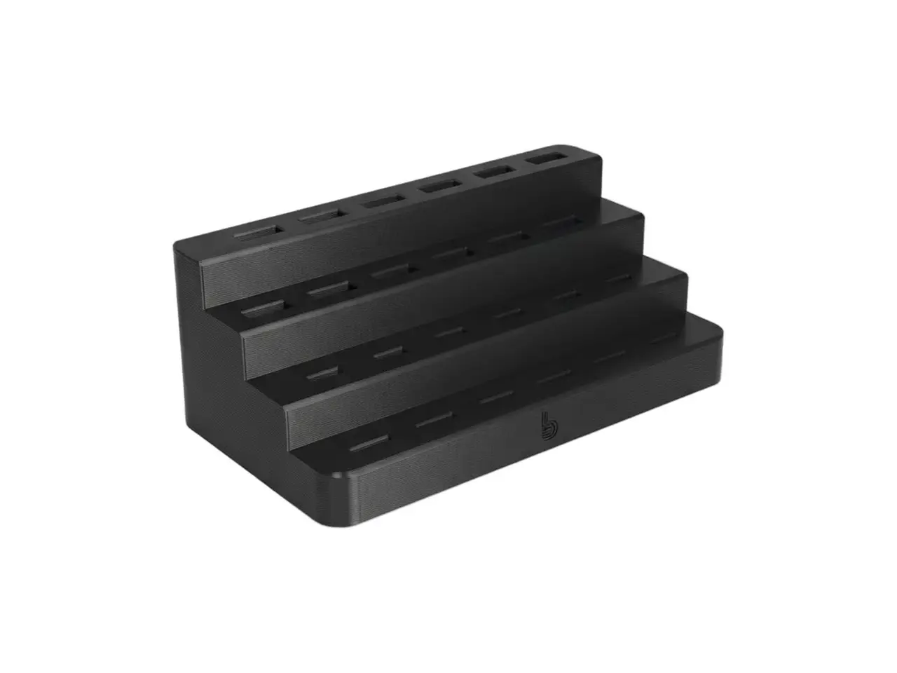 USB Flash Drive and microSD Stand, 24 Slots — modelo 3D