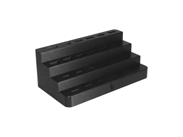 USB Flash Drive and microSD Stand, 24 Slots — modelo 3D
