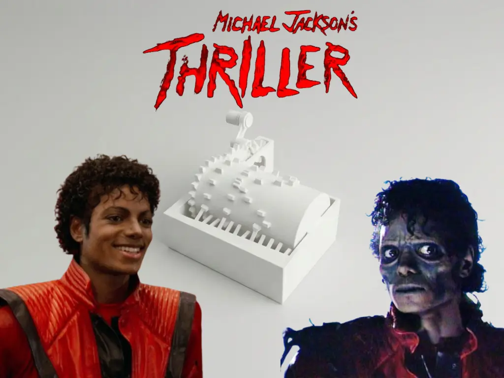 Thriller music box - Michael Jackson / No Supports — modelo 3D