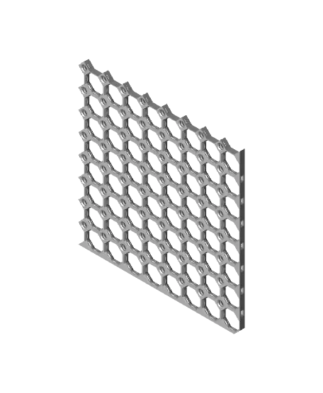 8x8 MU - Bottom Left Grid Interfitted - MultiBoard Octagon Plate — modelo 3D