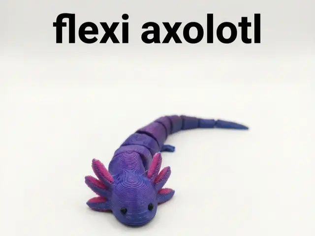 Flexi Axolotl — modelo 3D