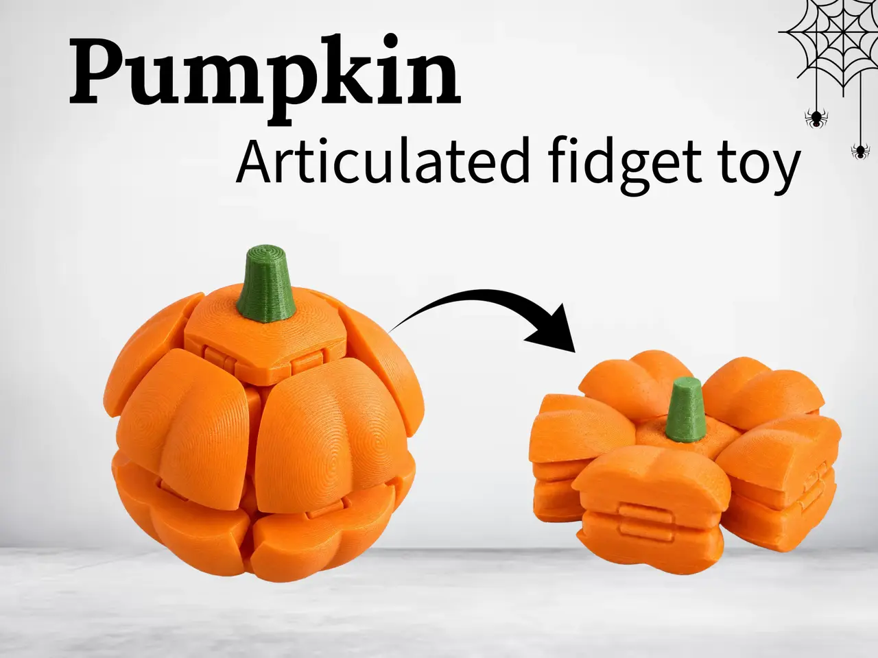 Pumpkin fidget — modelo 3D