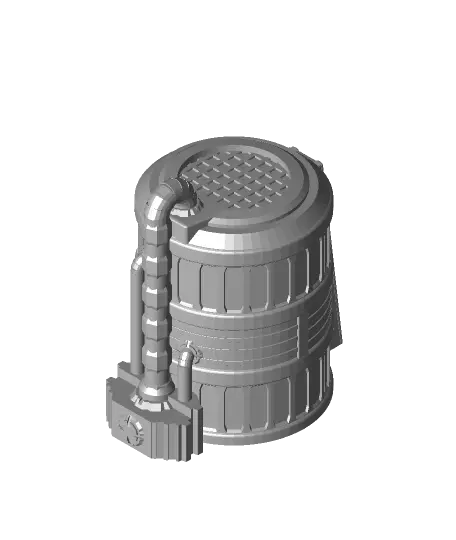 Star Wars Legion Terrain - Fuel and Chemical Tanks — modelo 3D