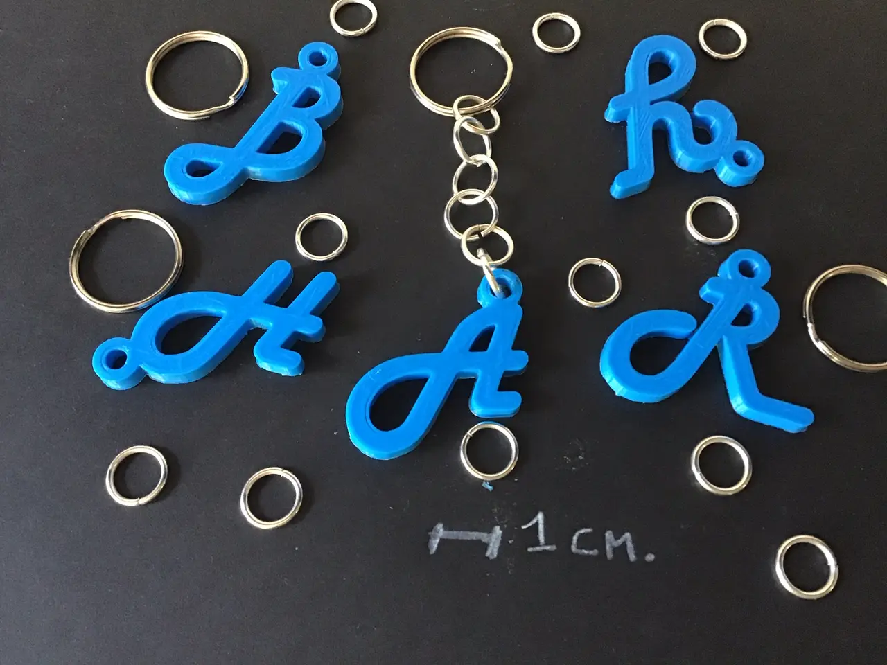 3d Letters for keychain and more — modelo 3D
