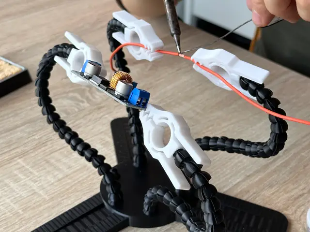 Soldering Tool Holder Flexible Arms helping hands — modelo 3D