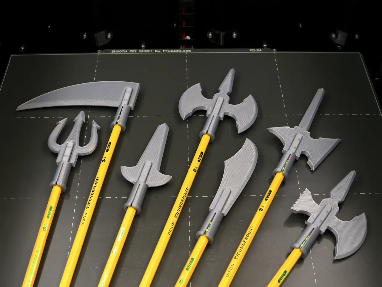 Pencil Polearms — modelo 3D