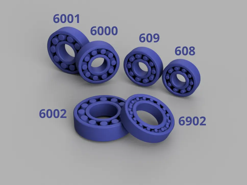 Print in place BALL bearings — modelo 3D