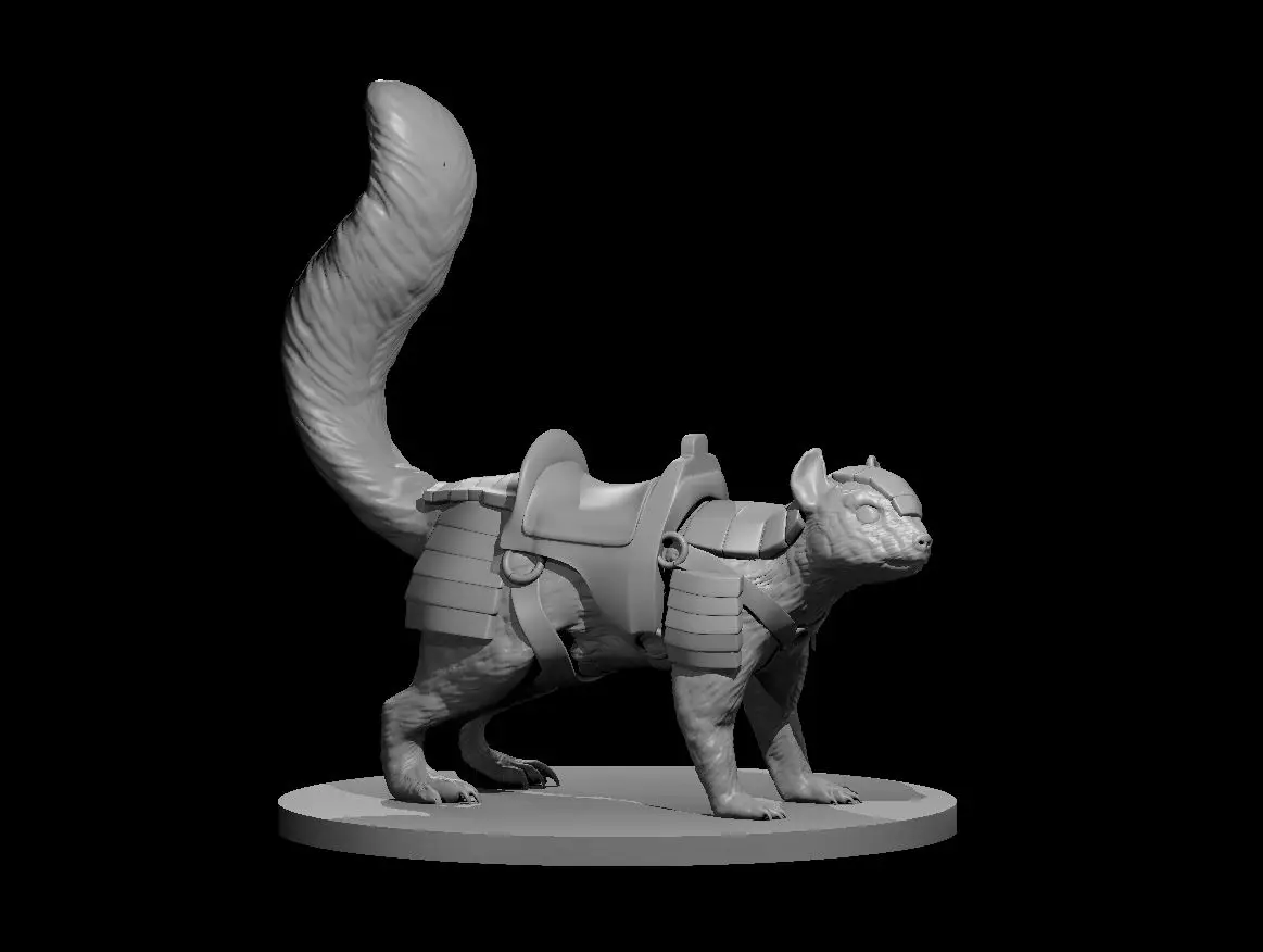 Dire Squirrel Mount — modelo 3D