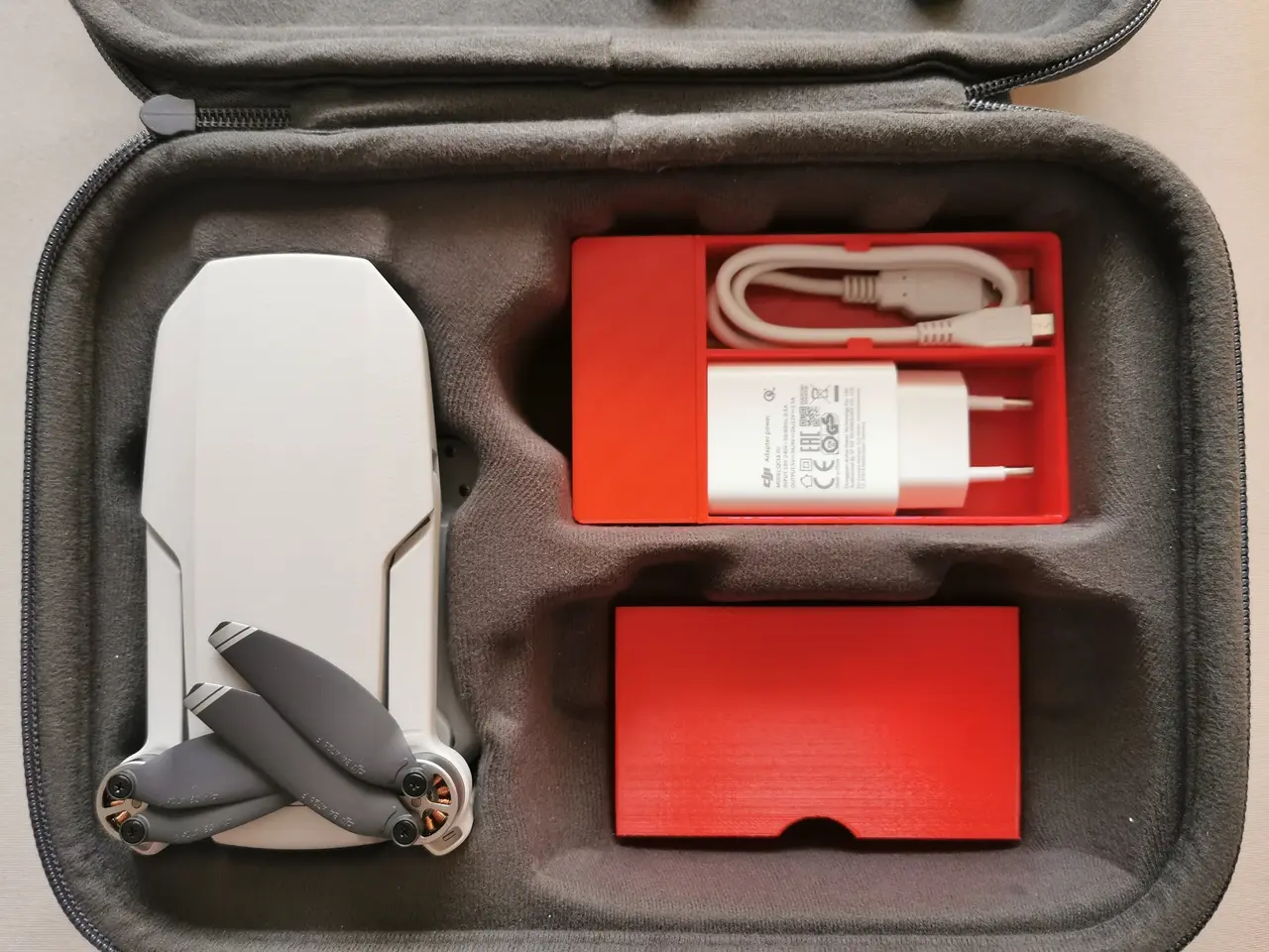 DJI Mavic Mini case compartment — modelo 3D