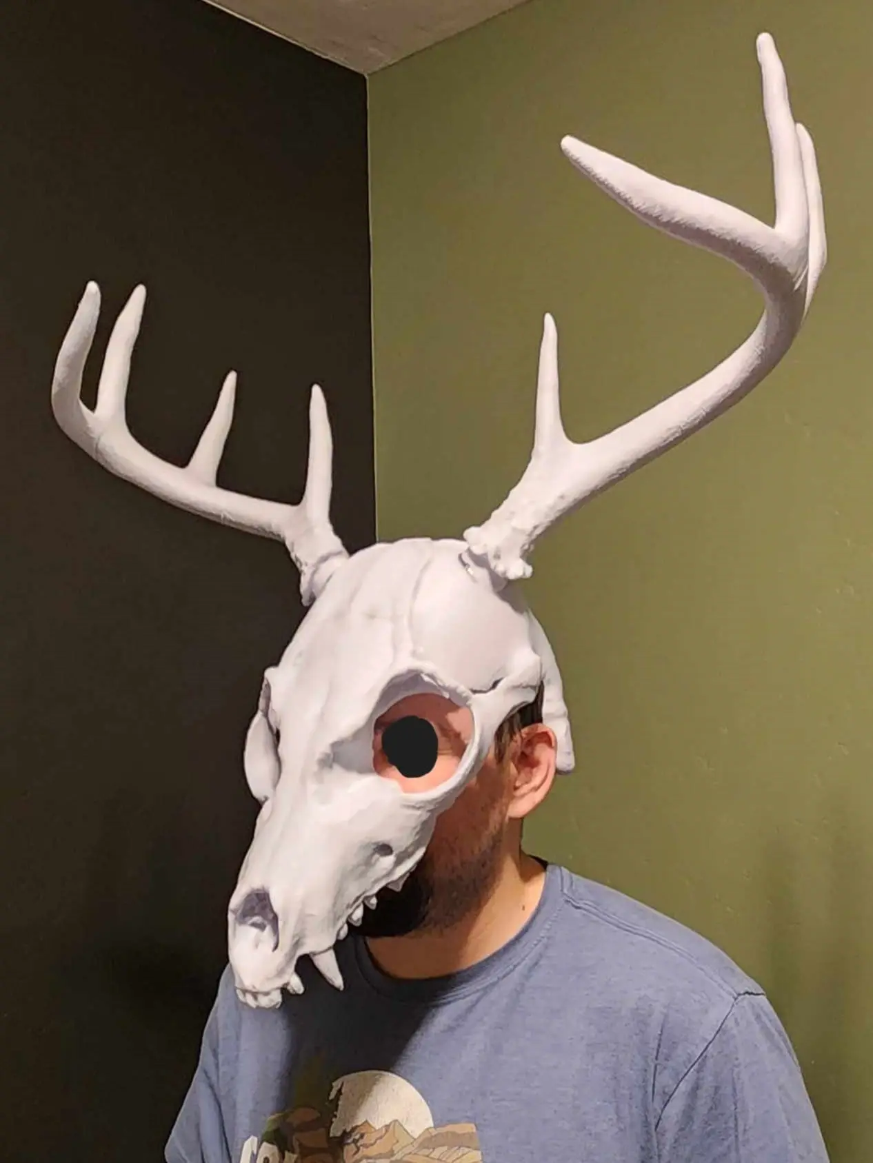 Wendigo Mask Wearable Halloween Costume — modelo 3D