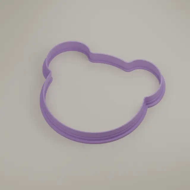 Bear Face Cookie Cutter — modelo 3D