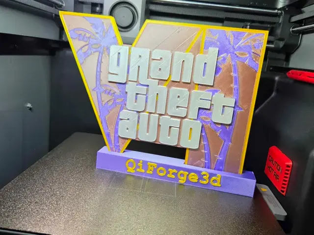 GTA 6 – Décoration de bureau V1 | Personnalisable — modelo 3D