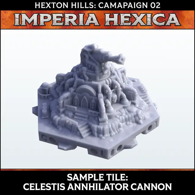 Imperia Hexica Free Sample: Celestis Annihilator Cannon — modelo 3D