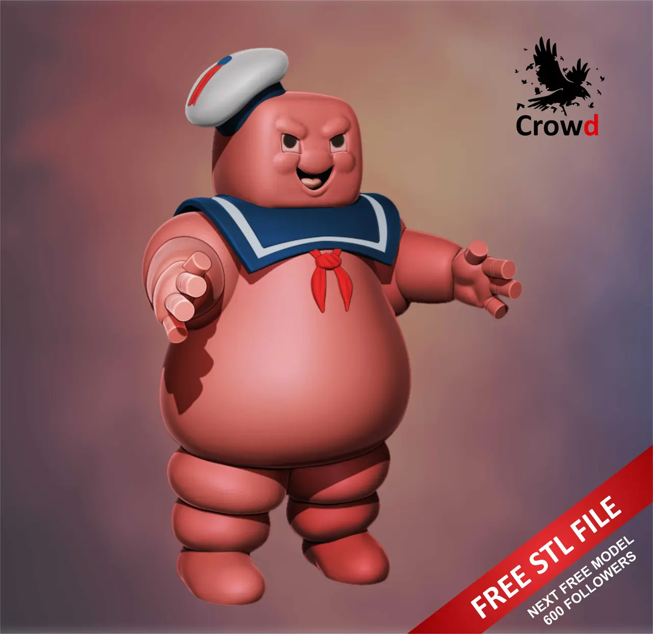 Marshmallow Ghostbusters — modelo 3D