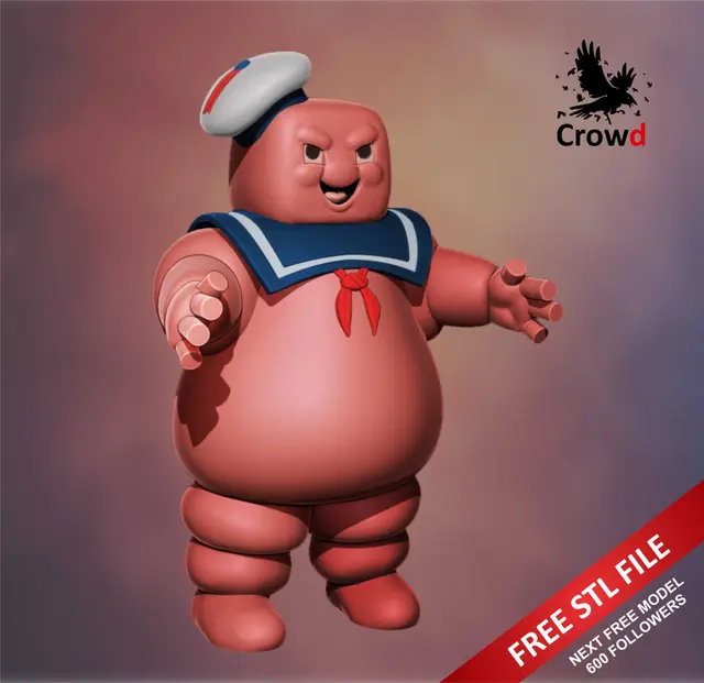 Marshmallow Ghostbusters — modelo 3D