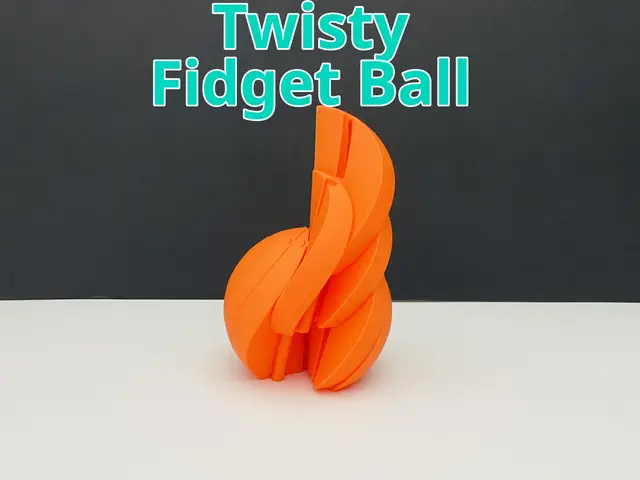 Twisty Fidget Ball — modelo 3D