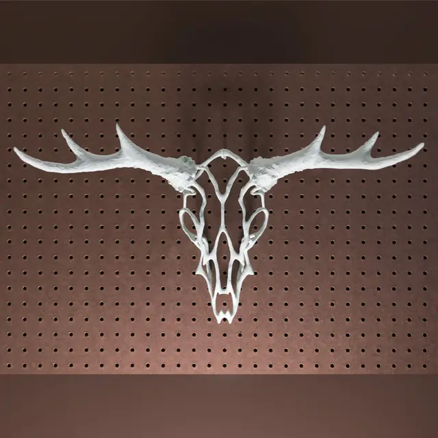 Wire Skull // Deer — modelo 3D