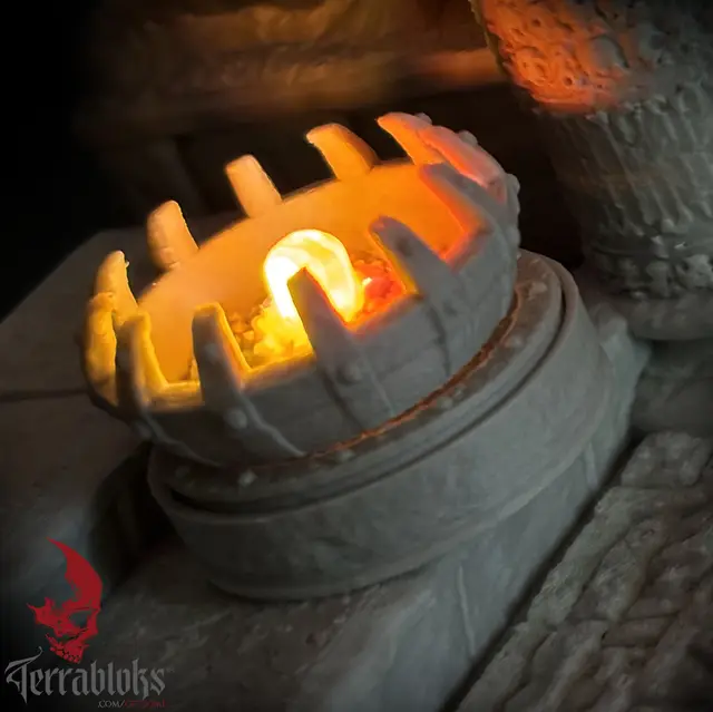 Helwick - LED Brazier — modelo 3D