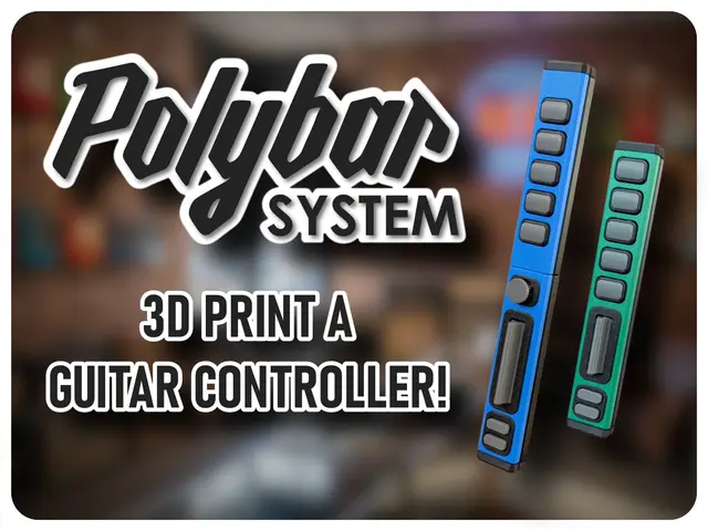 Polybar System - 3D Printed Guitar Controllers — modelo 3D
