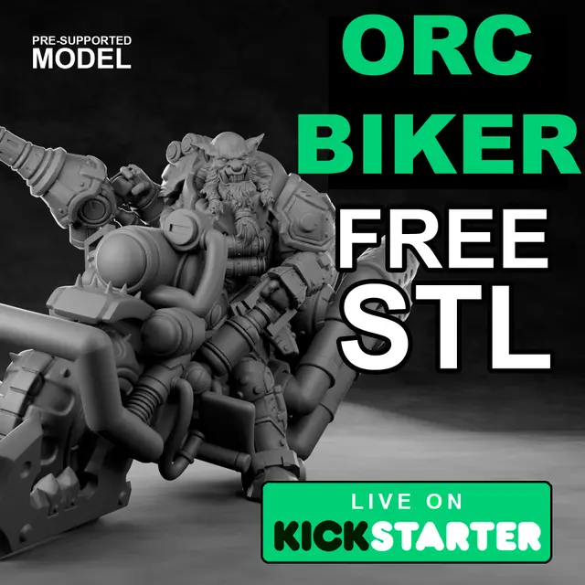 FREE Orc Biker — modelo 3D