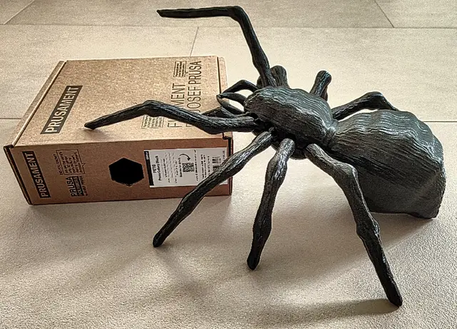 Giant Vase Spider - posable halloween print in vase mode! — modelo 3D