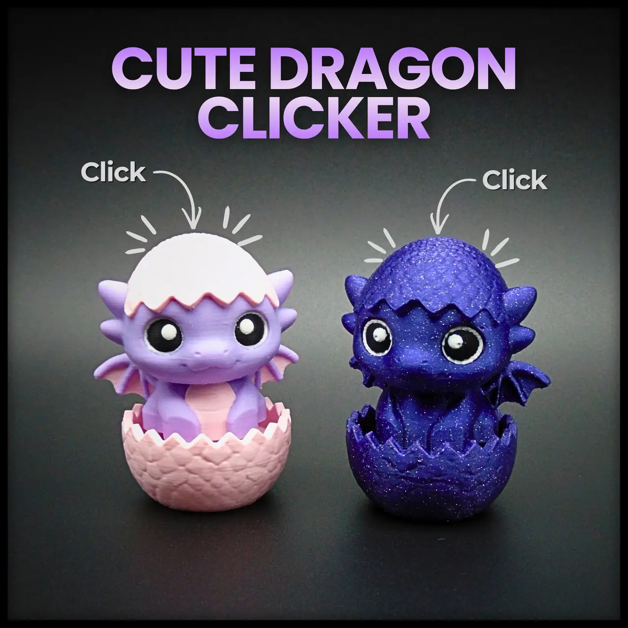 Cute Dragon Clicker — modelo 3D