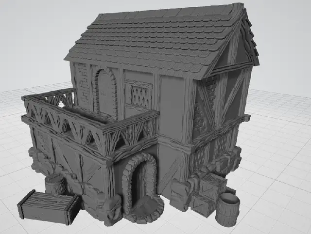 Fantasy Commoner House — modelo 3D