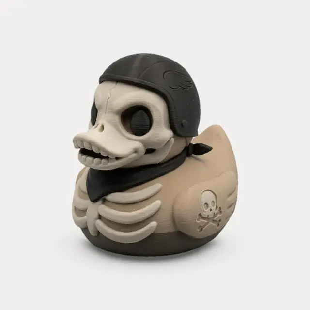 Bone Rider Rubber Duck - Horror Figurine — modelo 3D